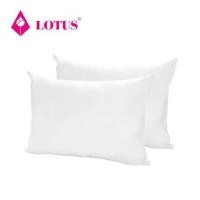 ราคา หมอนหนุนสุญญากาศ ใยสังเคราะห์ LOTUS 20x30 นิ้ว สีขาว (1 แถม 1) (1308799)