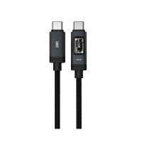 ราคา สายชาร์จเร็ว ZTEC ZC551 5A 240W สีดำ สายมีจอ USB-C TO USB-C สายถัก ยาว 1.2 เมตร -2Y (888143700075)