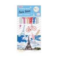 ราคา ชุดปากกาเจลและปากกาไฮไลท์ ZEBRA ธีม TRAVEL FRANCE แพ็ค 5 ด้าม (888199200014)