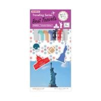 ราคา ชุดปากกาเจลและปากกาไฮไลท์ ZEBRA ธีม TRAVEL U.S.A. แพ็ค 5 ด้าม (888199200017)