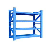 ราคา ชั้นวางของโล่ง 4 ชั้น ELIFE 200X200X60 ซม. สีน้ำเงิน หนาพิเศษ (888213900048)
