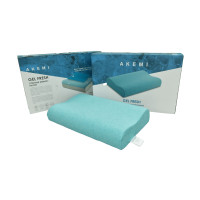 ราคา หมอนสุขภาพ เมมโมรี่โฟม AKEMI รุ่น GEL FRESH CONTOUR 55X35 CM + 10/11 CM สีฟ้า (888225400003)