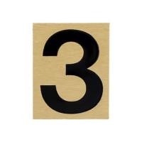 ราคา ตัวเลขอารบิค ทองเหลือง S&T 1096D เลข 3 (108984)