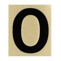 ราคา ป้ายตัวเลขอารบิค ทองเหลือง S&T 1096D เลข 0 (109004)