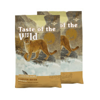 ราคา อาหารแมว TASTE OF THE WILD CANYON RIVER FELINE สูตรเนื้อปลา โฮลิสติก(680กรัมX2) (888126500004)