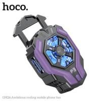 ราคา พัดลมระบายความร้อนมือถือ HOCO GM26 มีหน้าจอแสดงอุณหภูมิ ลมแรงเย็นเร็ว -3°C สำหรับมือถือจอ 4.5-7 นิ้ว (888206800011)