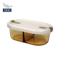 ราคา กล่องอาหารแก้ว KECH HOPE 2SLOT 0.7 ลิตร สีขาว (1294539)