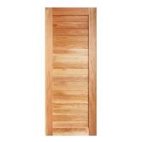 ราคา ประตูไม้เนื้อแข็ง AZLE MODERN 80X200 ซม. ทำสี ไม่เจาะลูกบิด (1252961)