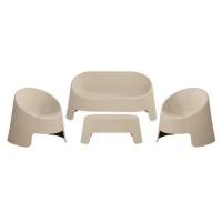 ราคา ชุดโซฟาสนาม 4 ที่นั่ง SPRING VETO สีเทา (1301181)