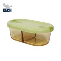 ราคา กล่องอาหารแก้ว KECH HOPE 2SLOT 0.7 ลิตร สีเขียว (1294591)