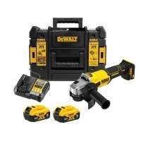 ราคา ชุดเครื่องเจียรไร้สาย (พร้อมแบตเตอรี่และแท่นชาร์จ) DEWALT DCG407P2T-B1 18 โวลต์ (1304247)