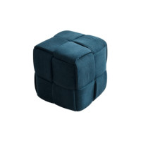 ราคา สตูลผ้าลูกฟูก MY DOLLS HOUSE COZY CUBE 38 ซม. สีน้ำเงินอมเขียว (888125900169)