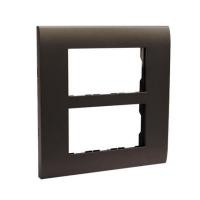 ราคา หน้ากาก 6 ช่อง HACO W1106-ST สีแม็ทแบล็ค (1075578)