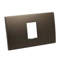 ราคา หน้ากาก 1 ช่อง HACO W1111-ST สีแม็ทแบล็ค (1075692)