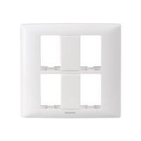 ราคา หน้ากาก 4 ช่อง HACO AP-F004 สีขาว (1077628)
