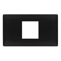 ราคา หน้ากาก 2 ช่องกลาง PANASONIC WEGN68029 สีดำ (1156431)