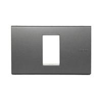 ราคา หน้ากาก 1 ช่อง BTICINO BAMBOO SAE2201TGR สีดำ (1260090)