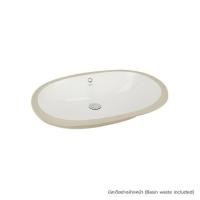 ราคา อ่างล้างหน้าฝังใต้เคาน์เตอร์ MOYA 864 สีขาว (1006103)