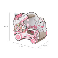 ราคา ที่ลับเล็บแมว PETELLE MARIE CAT COLLECTION บ้านแมวลายมารี รถดอกไม้สองชั้น (888223500029)