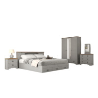 ราคา ชุดห้องนอน 3.5 ฟุต WISDOM DESIGN FURNITURE รุ่น JASMINE สีเทา/โซลิค (888216600471)