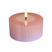 ราคา เทียนตกแต่ง LED CLAIRE WAVY 5 ซม. สีชมพู/ม่วง (1307714)