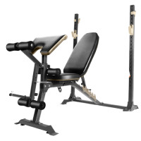 ราคา ม้านั่งออกกำลังกาย HOMEFITTOOLS รุ่น MB5 ม้านั่งเล่นเวท พร้อมที่วางบาร์เบล (888139600447)