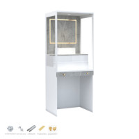 ราคา ตู้พระ WISDOM DESIGN FURNITURE รุ่น GO-03A ขนาด 80 ซม. สีขาว/ไลท์มาร์เบิ้ล (888216600497)