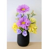 ราคา ดอกเยอบีร่าประดิษฐ์ผ้าในแจกัน JGLORYFLOWER สีม่วง/เหลือง (888217500029)