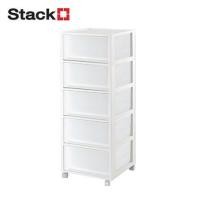ราคา ตู้ลิ้นชัก 5 ชั้น STACKO MONO 34.2x36.5x90.8 ซม. สีขาว (1258233)