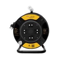 ราคา ล้อเก็บสายไฟ 4 ช่อง RANDY GD04-30M 16A 3,680 วัตต์ 30 เมตร สีดำ (1299409)