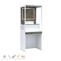 ราคา ตู้พระ WISDOM DESIGN FURNITURE รุ่น GO-03A ขนาด 80 ซม. สีขาว/บราวน์มาร์เบิ้ล (888216600498)