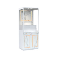 ราคา ตู้พระ WISDOM DESIGN FURNITURE รุ่น GO-03C ขนาด 80 ซม. สีขาว/มาร์เบิ้ล (888216600502)