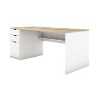 ราคา โต๊ะทำงานไม้ KONCEPT KC-PLAY GAMO 19211910 สีลินด์เบิร์กโอ๊ค/ขาว (1233721)