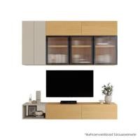 ราคา ชุดตู้วางทีวี SB BUILT IN WISEST 19239326 240 ซม. สีเทา/น้ำตาล (1309800)