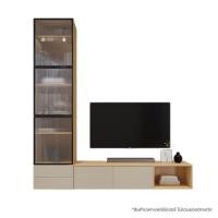 ราคา ชุดตู้วางทีวี SB BUILT IN WISEST 19239322 240 ซม. สีเทา/น้ำตาล (1309813)