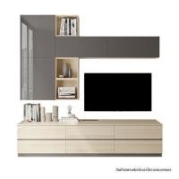 ราคา ชุดตู้วางทีวี SB BUILT IN WISEST 19238499 240 ซม. สีเทา/น้ำตาล (1309867)