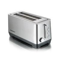 ราคา เครื่องปิ้งขนมปังแผ่นยาว 2 ช่อง HOMEMATE (HOM-236031) สีเงิน (888112900064)