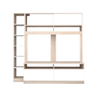 ราคา ตู้วางทีวี WISDOM DESIGN FURNITURE รุ่น HT-1501 150 ซม. สีโซลิค/ขาว (888216600546)