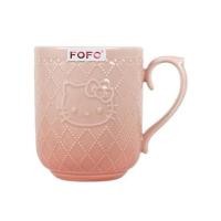 ราคา ถ้วยหู PORCELAIN 420 มล. FOFO KITTY VINTAGE สีชมพู (1303562)