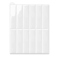 ราคา สติ๊กเกอร์ D.I.Y HOME LIVING STYLE GLOSSY 22x29 ซม. สีขาว (แพ็ก 4 ชิ้น) (1304716)