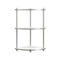 ราคา ชั้นวางของโล่งเข้ามุม 3 ชั้น FURDINI BENDLY 35 ซม. สีขาว/วอลนัท (1306292)