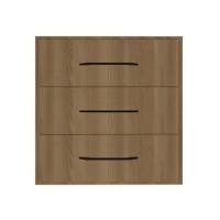 ราคา ตู้ลิ้นชัก 3 ชั้น WPC PARAZZO ENZO มือจับดำ 70x60 ซม. สีช็อกโกแลต (1186375)