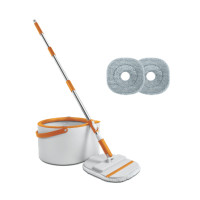 ราคา ชุดอุปกรณ์ถังปั่นพร้อมไม้ม็อบ SJEASYMOP รุ่น LOCATION MOP สีส้ม พร้อมถังแยกน้ำดีน้ำเสีย (888168000097)