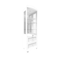 ราคา ตู้โชว์กระจก WISDOM DESIGN FURNITURE รุ่น CB-004 60 ซม. สีขาว (888216600590)