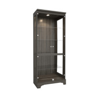 ราคา ตู้โชว์กระจก WISDOM DESIGN FURNITURE รุ่น CB-012 80 ซม. สีไลท์เวงเก้ (888216600595)