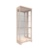 ราคา ตู้โชว์กระจก WISDOM DESIGN FURNITURE รุ่น CB-012 80 ซม. สีโซลิค (888216600596)