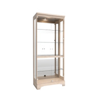 ราคา ตู้โชว์กระจก WISDOM DESIGN FURNITURE รุ่น CB-012G 80 ซม. สีโซลิค (888216600599)
