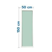 ราคา ช่องแสงหน้าต่างอะลูมิเนียม KPA 50x150 ซม. สีขาว (1310238)