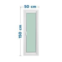 ราคา หน้าต่างบานเปิด อะลูมิเนียม มุ้ง KPA 50x150 ซม. สีขาว (1310626)