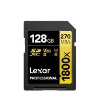 ราคา การ์ดหน่วยความจำ เอสดีการ์ด LEXAR SD1800X 128GB UHS-II U3 V60 SD CARD FULL-HD 3D 4K RW280/210MB/S (LSD1800128G) GOLD SERIES (888222300062)